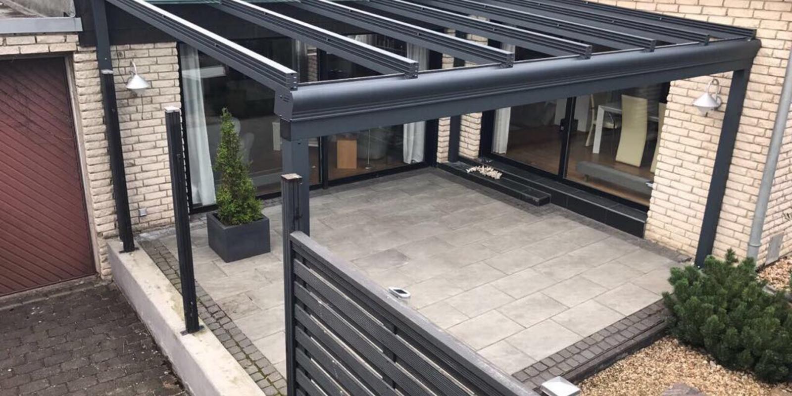 veranda met schuifdak
